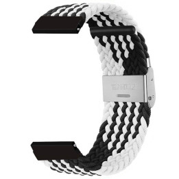 Flettet elastisk klokkereim OnePlus Watch 46mm - Svarthvit