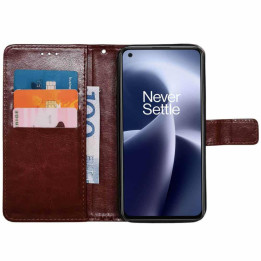 Mobil lommebok 3-kort OnePlus Nord 2T 5G - Brun