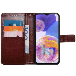 Mobil lommebok 3-kort Samsung Galaxy A23 5G - Brun
